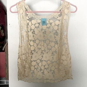 Urban Outfitters crochet festival vest - Small